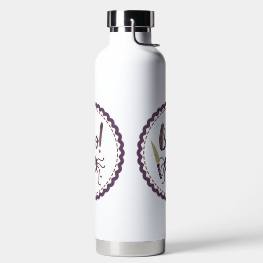 Boo grappig Halloween spin karakter mes hand Waterfles (Links)