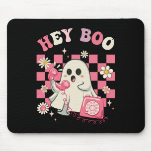 Boo Groovy Schattige Ghost Funny Halloween Vrouwen Muismat