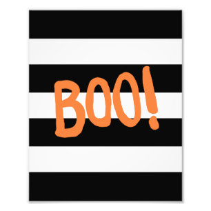 Boo. Halloween Art Print Foto Afdruk