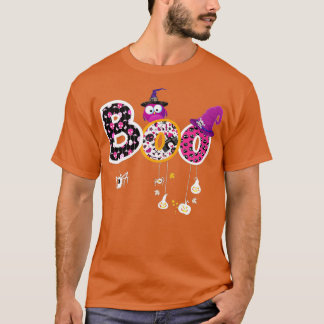 Boo Halloween Costume Spiders, Ghosts, Pumkin en W T-shirt