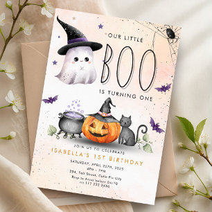 Boo Halloween Geest 1e 2e 3e 4e 5e Verjaardag Kaart