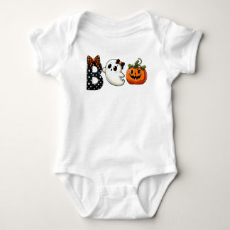 Boo Halloween Geest en Pompoen Romper