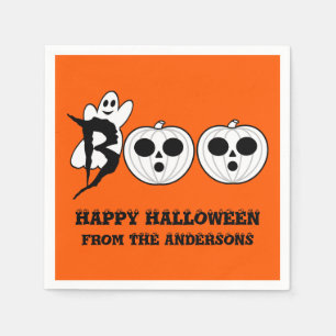 BOO! Halloween Ghost Napkins Servet