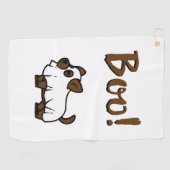 Boo Halloween Golfhanddoek (Horizontaal)