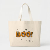 Boo. Halloween Grote Tote Bag (Voorkant)
