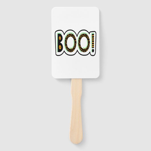 BOO Halloween Handwaaier (Voorkant)