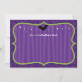 Boo! Halloween Invitation de fête fantômes mignons (Dos)
