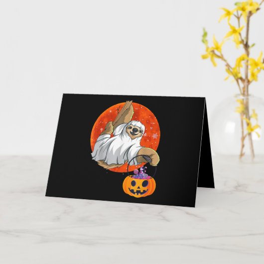 Boo Halloween met luie heks Pet en spin Kaart (Gele Bloem)
