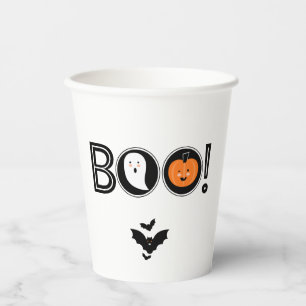 Boo. Halloween Paper Cup Papieren Bekers