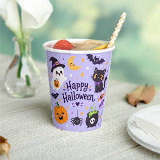 boo halloween papieren bekers