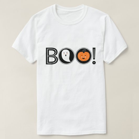 Boo. Halloween T-shirt (Design voorkant)