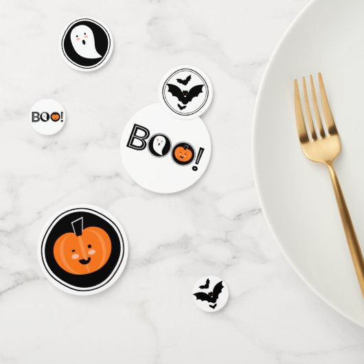 Boo. Halloween Table Confetti (Groep)