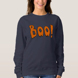 Boo Halloween Thema Grijs Sweatshirt