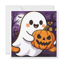 BOO Halloween-uitnodigingen
