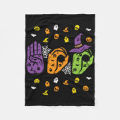 Boo Hands American Sign Language Pride Asl Brawe Fleece Deken (Voorkant)