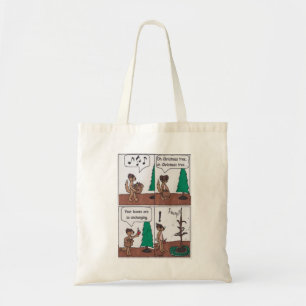 Boo Happens Christmas canvas tas