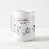 Boo Happy Bande Dessinée Mug (Devant gauche)