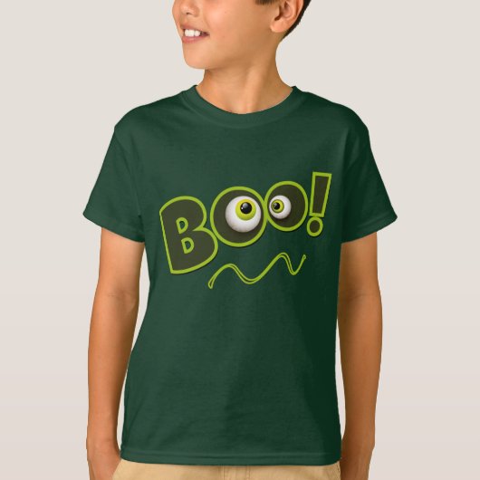 Boo Happy Halloween Costume T-Shirt (Voorkant)