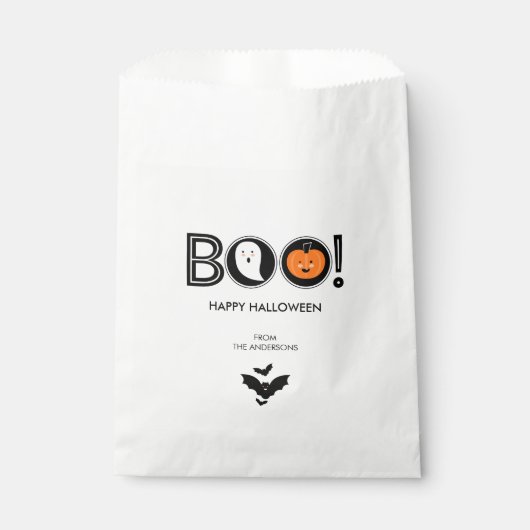 Boo ! Happy Halloween Favoriser les sacs (Devant)