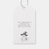 Boo Happy Halloween Ghost Gift Labels Cadeaulabel (Achterkant)