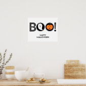 Boo. Happy Halloween Poster (Keuken)