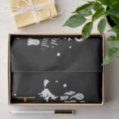 Boo Happy Halloween Whimsical Custom Gift Wrap Tissuepapier (Geschenk)