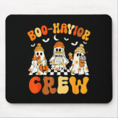 Boo-havior Crew Behavior Yst Halloween Aba  Muismat (Voorkant)