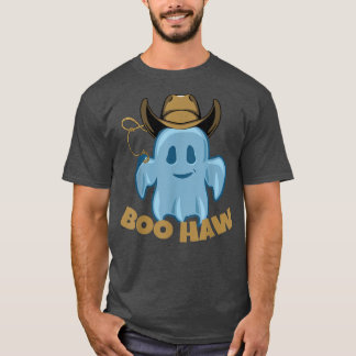 Boo haw cowboy cowboy geest western grappig t-shirt