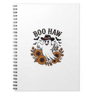 Boo Haw Cowboy Geest Zonnebloemen Vleermuizen Hall Notitieboek