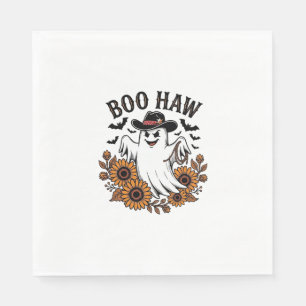 Boo Haw Cowboy Geest Zonnebloemen Vleermuizen Hall Servet