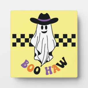 Boo-Haw - Cowboygeest - Grappige Halloween Fotoplaat