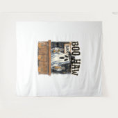 Boo Haw Retro Western Halloween Wandkleed (Voorkant (horizontaal))