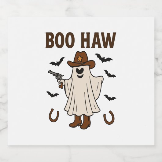 Boo Haw Sparkling Wijnetiket (Enkel label)
