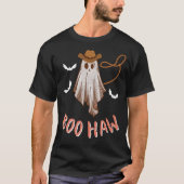 Boo Haw Western Retro Halloween T-shirt (Voorkant)