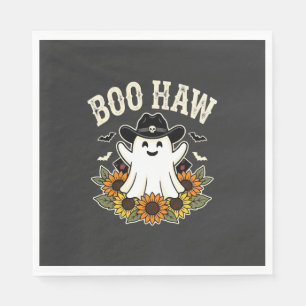 Boo Haw Westers Halloween Spoken Ontwerp Servet