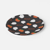 Boo. Het is Halloween Papieren Bordje (Gekanteld)