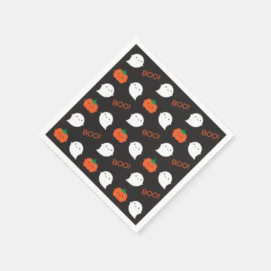 Boo. Het is Halloween Servetten (Hoek)