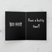 Boo Hoo Ayez une carte d'Halloween à temps plein (Intérieur)