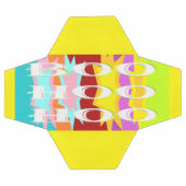 Boo Hoo design couleurs flash texte blanc Bouteill (Plat)