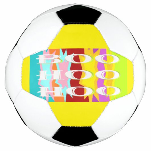 Boo Hoo design couleurs flash texte blanc Bouteill (Devant)