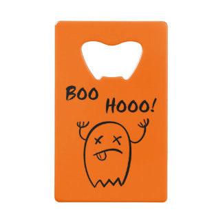 Boo Hooo Halloween Geest Licht-Monochroom Kredietkaart Flessenopener