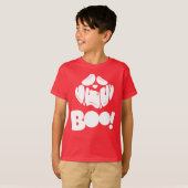 Boo Horror Face Happy Halloween T-shirt (Voorkant volledig)