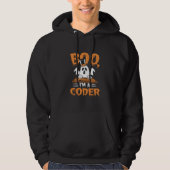 Boo ik ben een coder Halloween Funny Hoodie (Voorkant)