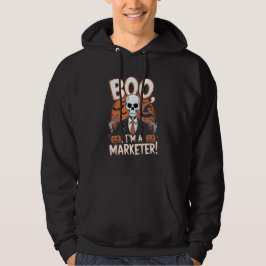 Boo ik ben een marketeer Halloween Funny Hoodie