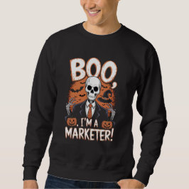 Boo ik ben een marketeer Halloween Funny Trui