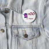 Boo Ik ben Vegan Button (In situ)