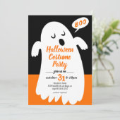 Boo - Invitation à la fête d'Halloween (Debout devant)