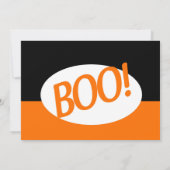 Boo - Invitation à la fête d'Halloween (Dos)