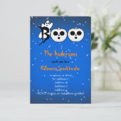 BOO ! Invitation aux citrouilles blanches d'Hallow (Debout devant)
