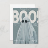 Boo ! Invitation du parti (Devant / Derrière)